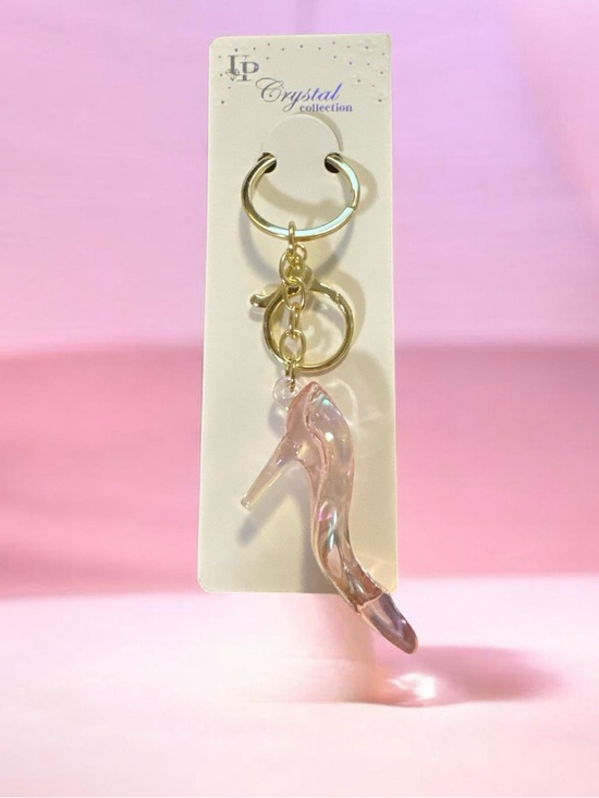 Crystal collection Accessories - Crystal Collection Iridescent Glass High Heel Keychain